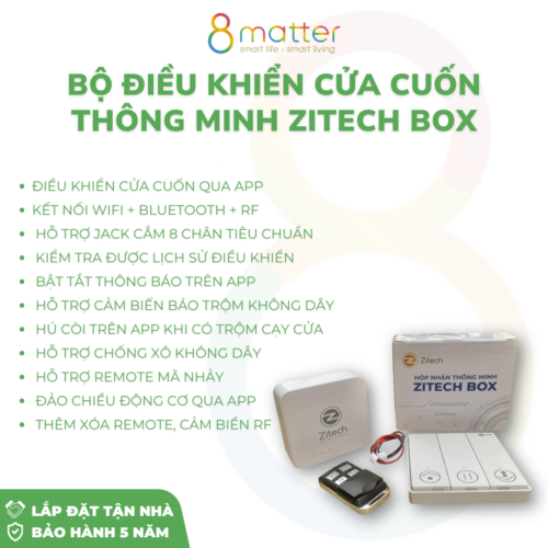 bộ điều khiển Cửa cuốn thông minh