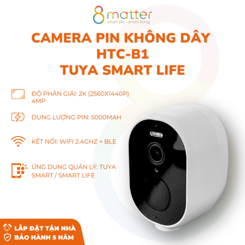 camera pin không dây